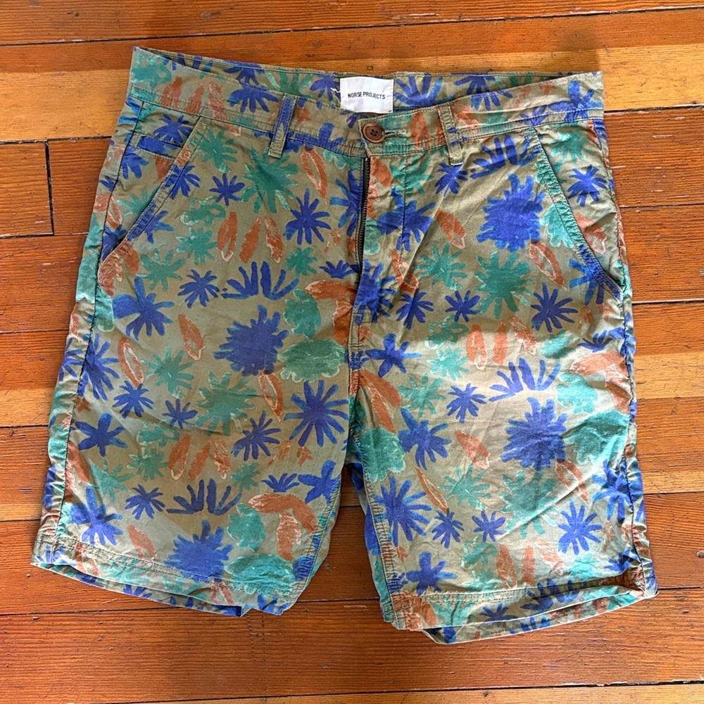 Norse Projects Multicolor Floral Men's Shorts